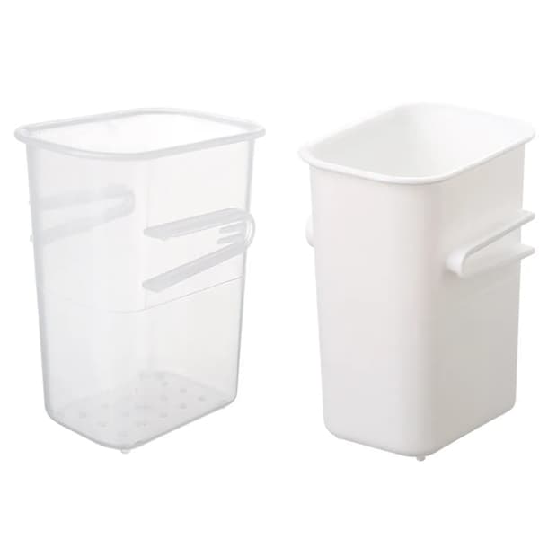 5PCS Kylskåpsarrangör Förvaringslåda Förvaringsfack Kylskåpsdörrarrangör