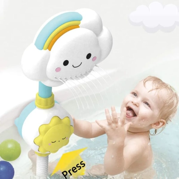 Baby shower , 1 st Söt mönster Baby Vattenleksak Badkar Toddler Spraybadkar Fontänleksaker