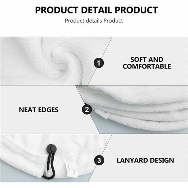 4 stk. trekantet mikrofiber dampmoppe til H2O, X5, S302, S001 moppe
