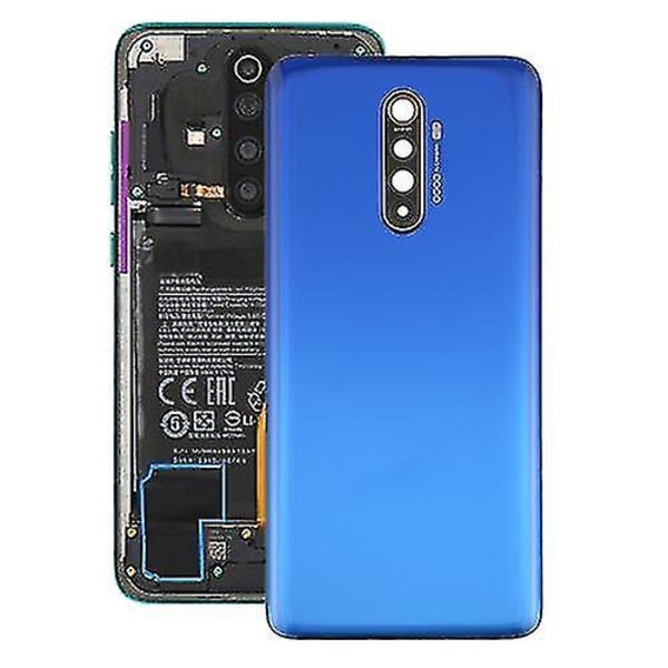 För Oppo Realme X2 Pro ersättningsbatteri cover med cover（Blå）
