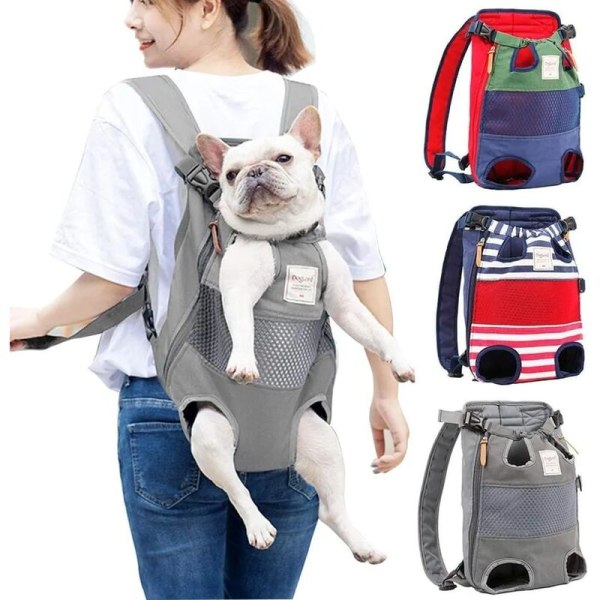 Rygsække til hunde mellemstore hunde hundebæretaske hundetaske justerbar transporttaske rygsæk til vandreture, rejser, camping, støtte op til 12 kg