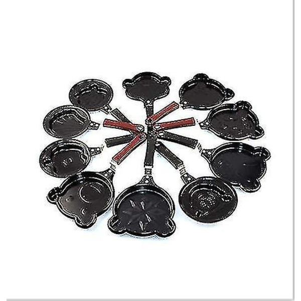 Kreativ frukostgryta Mini stekpanna Non-stick äggpannkaka stekpanna - Groda-9