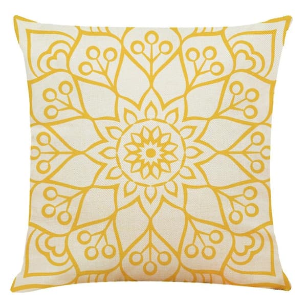 Kuddfodral Enkel Geometrisk Mönster Soffa Bil Kastkudde Överdrag Heminredning 4-pack