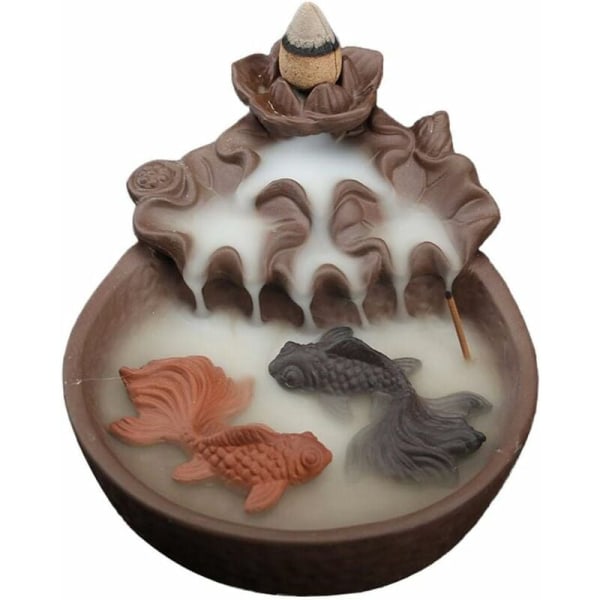 Backflow Cascade Rökelsebrännare - Keramik