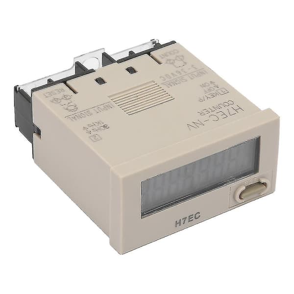 H7ec Nv Dc 3-36v Digital Elektrisk Räknare Totalisator Med 8-siffrig Lcd-display