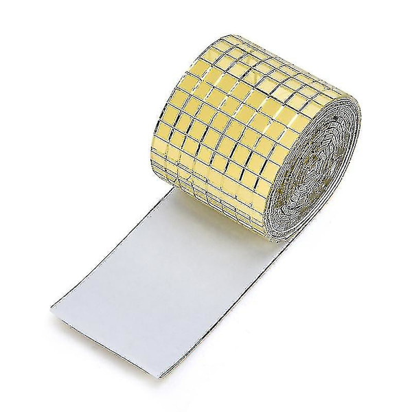 Självhäftande Mini Square Glass Real Glass Mirrors Mosaic Tiles Dekorativa Craft Wall Stickers För Diy Handmade Heminredning-9