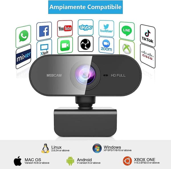 Webkamera 1080p Dator Ovifm HD Webbkamera