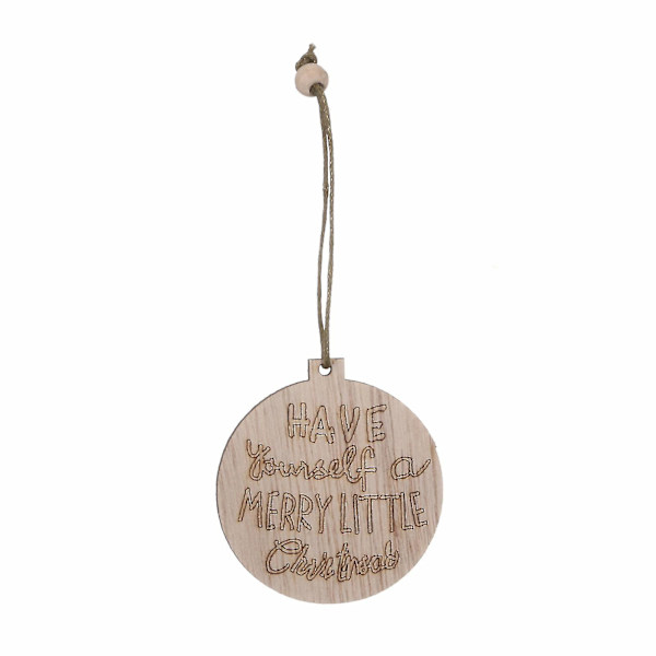 12 st juldekorationer Julgran Hängande Ornament Trähängen
