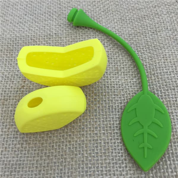 1 st tesil i silikon - Citron Flerfärgad