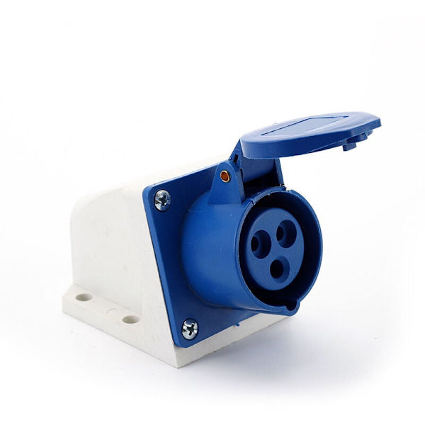 16 Amp 3-polet industristik stik 220V-250Volt vandtæt IP44 vandtæt 2P + E 16A