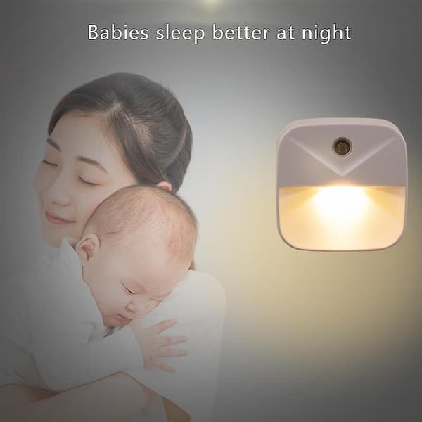 6 stk Led lite nattlys, vidvinkel induksjonslys