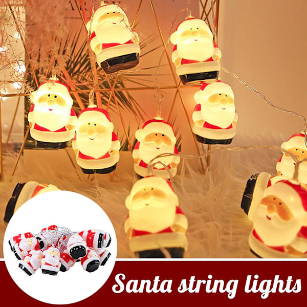 Santa Claus Light String Batterityp