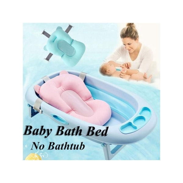 Baby kylpyjalusta suoja uusi baby turva liukastumista estävä matto lapsen muotoinen istuintyyny turvallisempi ja parempi baby 1 kpl (sininen)