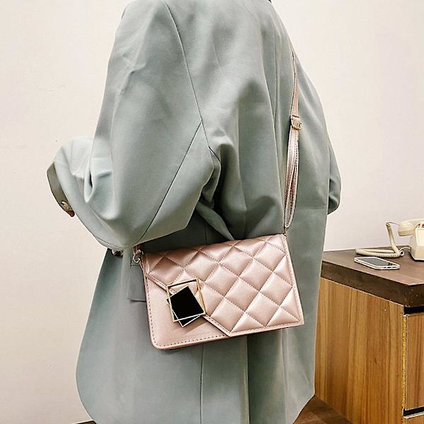 Crossbody-väskor för kvinnor, små handväskor, axelväska, damhandväska, rosa