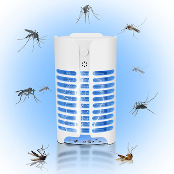 2-pack inomhus flygande insektsdödare med unik plug-in UV-ljusfälla teknologi och sensor för skadedjursbekämpning för myggor och myggor