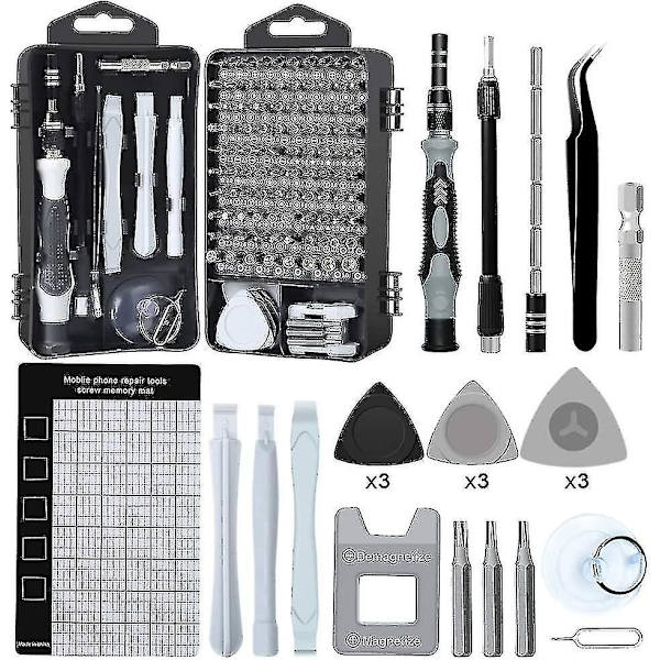Hållbar precisionsskruvmejselsats kit Verktyg Small Box Torx-skruvmejsel för Macbook, Iphone, Reparation, Glasögon, Gör-det-själv, Watch, Smartphone Best Gift Hand Too