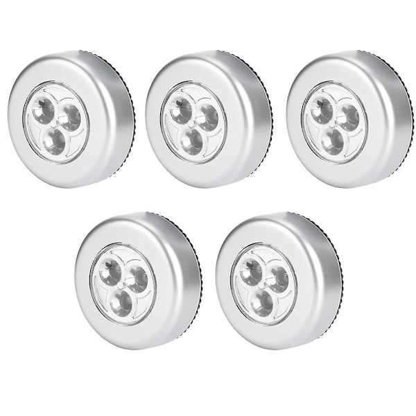 5 st innovativa mini LED-nattlampor för hushåll, sovrum, sängbord, garderob