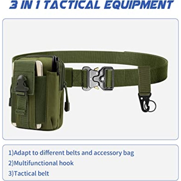 Taktisk bälte 1,5\" nylon (Khaki) khaki