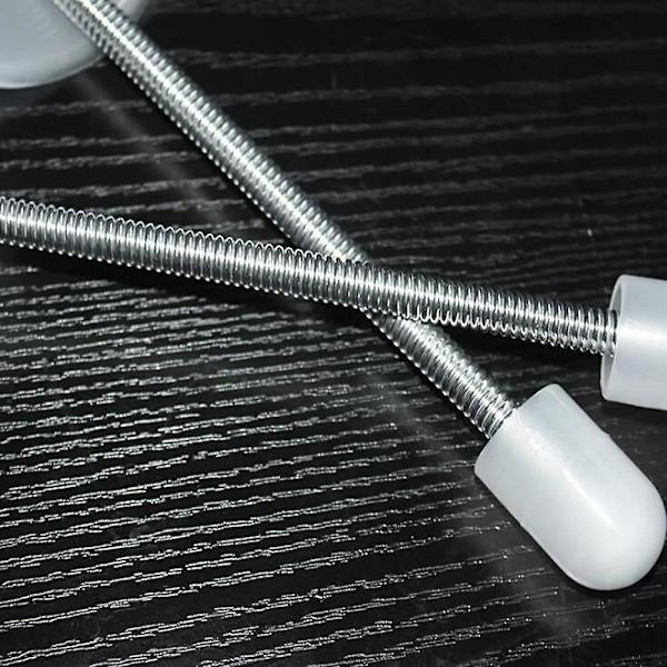 10 st Plast Transparent Justerbar Skostöd Herr Dam Automatisk Stöd Skoform Sträckare Stövlar Hållare Med Spänningsfjäder Spiral