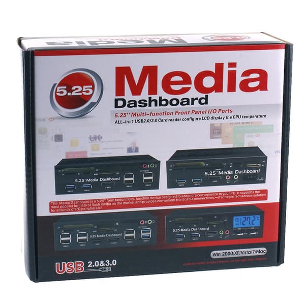 Usb 2.0/3.0 Ms/tf/cf/sd/m2 Multifunktionell Intern Kortläsare För Dator PC