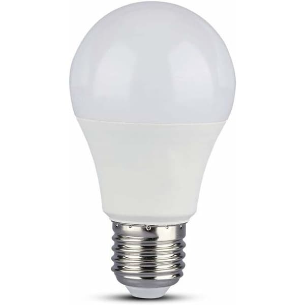 10-pack E27 9W A60 LED-lampor - Varmvitt ljus 4000K - 806 Lumen