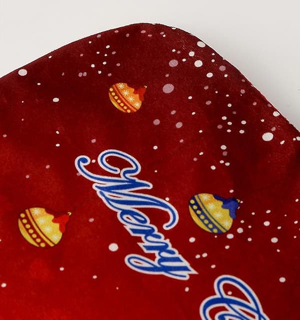 Julstolsöverdrag 3 stycken tomte snögubbe stolsryggöverdrag