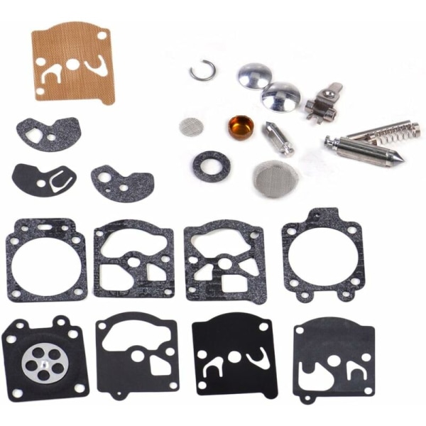 Sats med 2 membranpackningar för förgasarreparation, kompatibel med Walbro K10-WAT WA & WT-serien Stihl Hus-qvarna Poulan McCulloch Echo