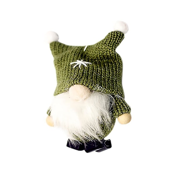 Sajy Wool Söt Gnome Doll Juldockahänge Kreativ julgransdekoration A