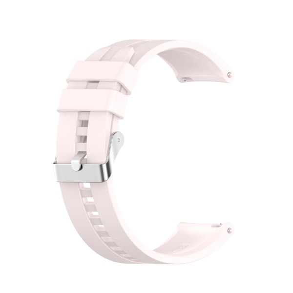 För Huami Amazfit Gts 2e,/gts2/gts2mini Silicone Watch Band Watch Gt 20mm Silver Spänne StrapBeige