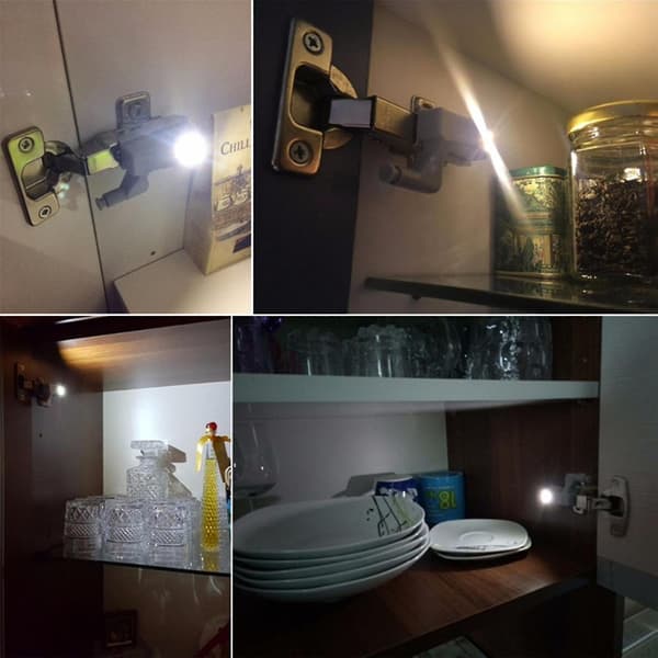 16 st LED-sensorljus för köksskåp, garderob, nattljus, vardagsrum/sovrum/
