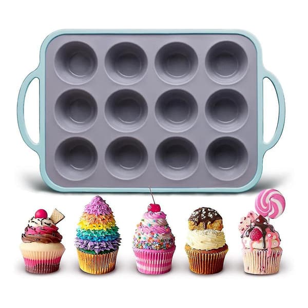 Silikonmuffinspanna, Mini Cupcake Pan, Mini Baking Cups, Cupcake Form för hemgjorda muffins, Cupcake