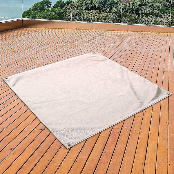 FirFire Pit-Pad Skydda Ditt Golv Däckmatta