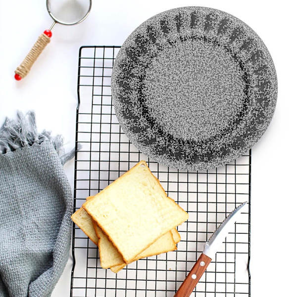 Charlotte Cake , 4-lagers non-stick beläggning, aluminium Charlotte Cake Form Quick Release Bakeware, 9