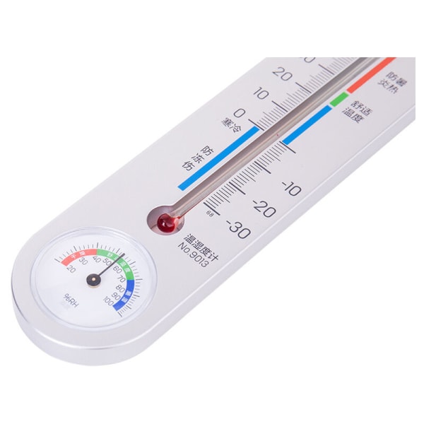 Stor lång utomhustermometer - Väggmonterad inomhus- eller utomhustermometer med färgkodade zoner
