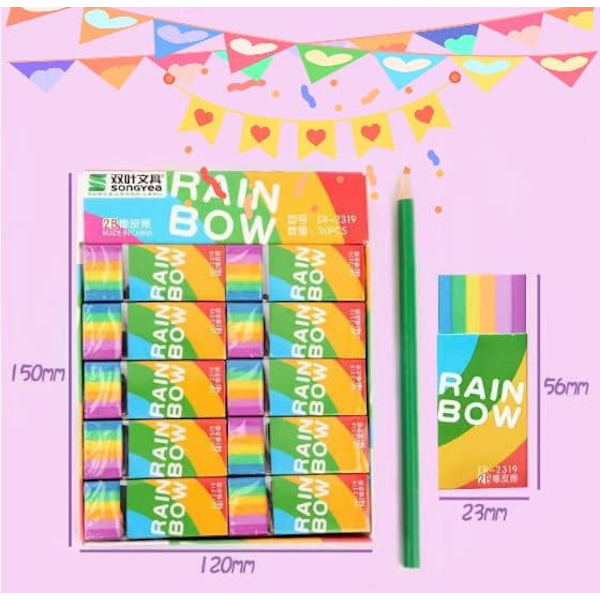 2B Mini Rainbow Suddgummi 30-pack
