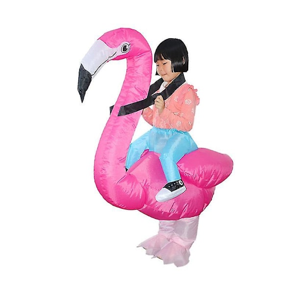 1 st Flamingo Uppblåsbar Kläddräkt För Halloween Dekorationer