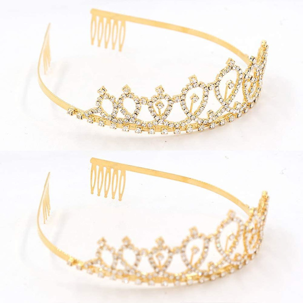 \"Syntymäpäiväkuningatar\" Vyö ja Strass Tiara Setti - 21. 30. Syntymäpäivälahjat Syntymäpäivävyö Naisille Syntymäpäiväjuhlatarvikkeet (Kulta Glitter Mustalla Kirjoituksella