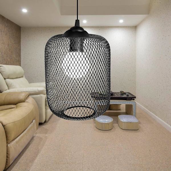 Hål-ut Lamp Mesh Cover Mesh Ljusskydd Hål-ut Lampskärm Metall Ljusskärm Hängande