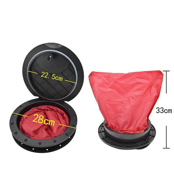 28cm 11\" OD Nylon Lucka Däck Kit för Ocean Båt Kajak Kanot