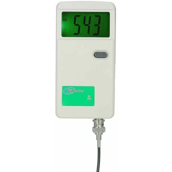 PH-mätare Högprecisions-pH-testare Bärbar bakgrundsbelyst display Dricksvattenkvalitetstestare för vattenlaboratorium Hydroponics Aquarium Pool White Ph-3012B