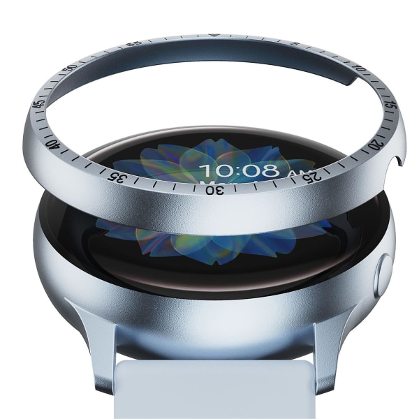 För Samsung Galaxy Watch Active2 40mm metallram 40mmSilver