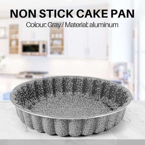 Charlotte Cake , 4-lagers non-stick beläggning, aluminium Charlotte Cake Form Quick Release Bakeware, 9