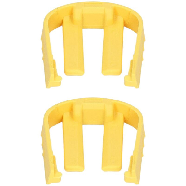 2 stk. C-klips hurtige stik, trykvaskepistol udskiftning C-klips til Karcher K2 K3 K7 biltrykvaskpistol (gul)