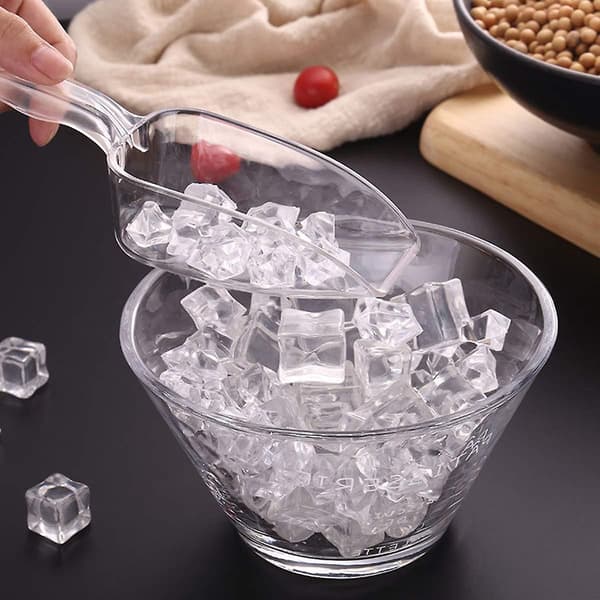 Kökskopor, 2 st Mätande Transparent Plastspade