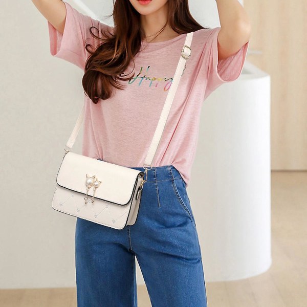 Vårens nya mode Axelväska version av Cat Head Single Shoulder Crossbody Bag Candy Color