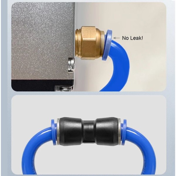 1 stk Pneumatisk fitting Quick Connector PU Plastic Vandluftslange Fitting PY 4mm 6mm 8mm 10mm 12mm Connector Plug (PU-8mm)