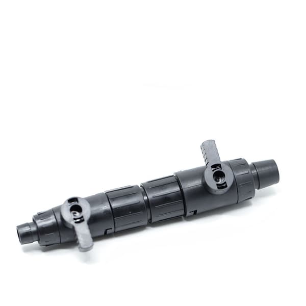 Akvarieslangventil, snabbkoppling för akvarieslang (12 mm till 16 mm)