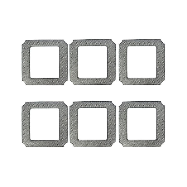 6 st mikrofibermoppdukar för Winbot W836 W850 W860 W880 W920 fönsterputsrobot