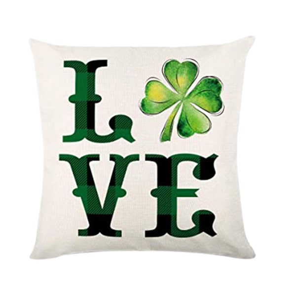 St. Patrick's Day Kuddeöverdrag för Hemmet - 'Survived Family' 