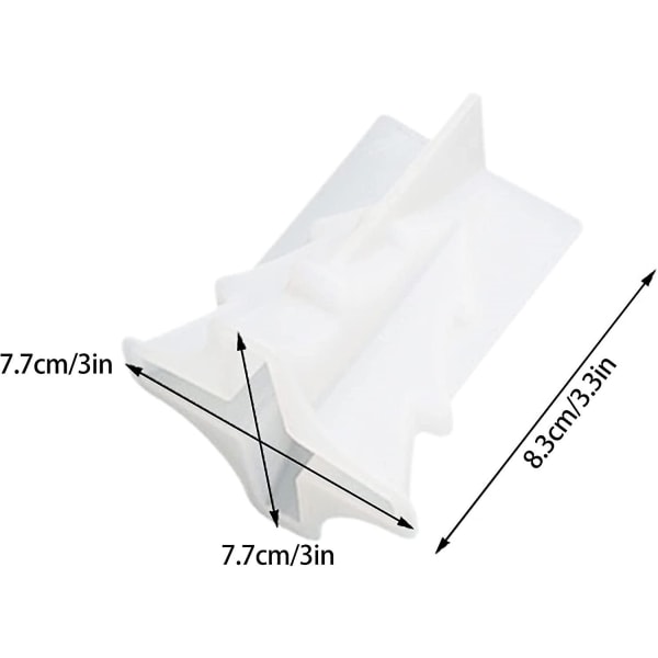 Fyrkantig julgranssilikonform 3d skrivbordsjulgransdekoration 11 cm